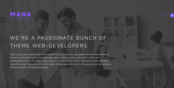 веб-разработка адаптивного шаблона joomla