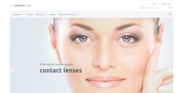 контактные линзы prestashop тема