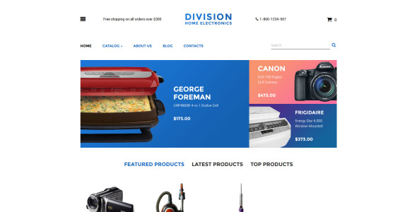 шаблон division virtuemart