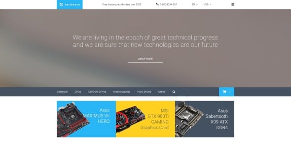 аппаратный шаблон opencart