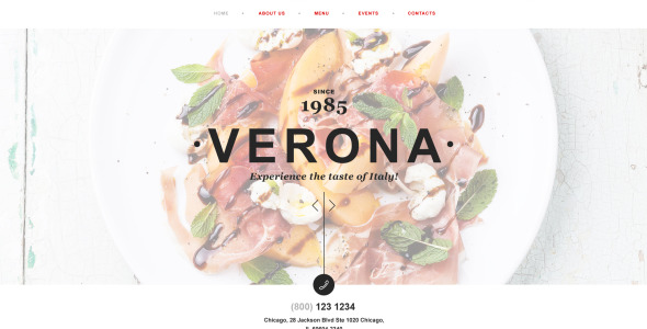 итальянский ресторан muse шаблон