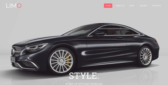 шаблон сайта транспортных и трансферных услуг