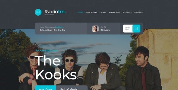 шаблон сайта radiofm