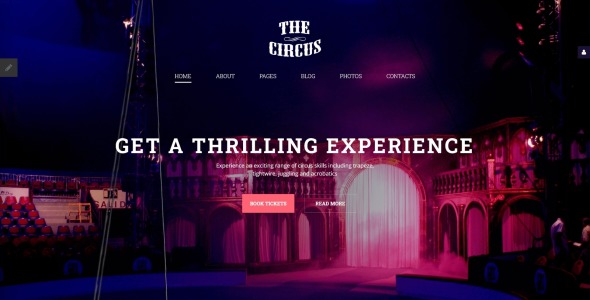 цирковой шаблон joomla