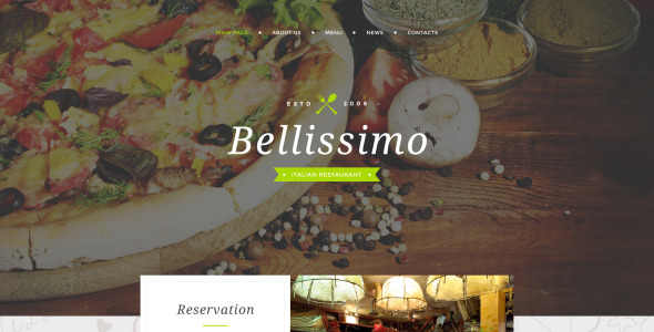 шаблон сайта bellissimo