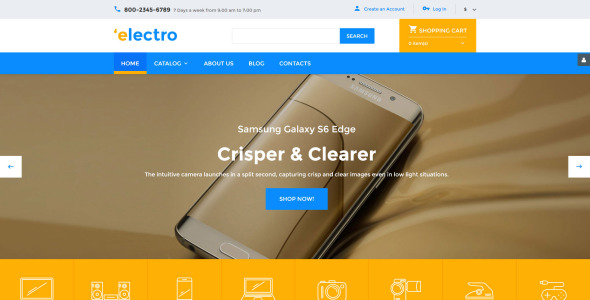 шаблон electro virtuemart