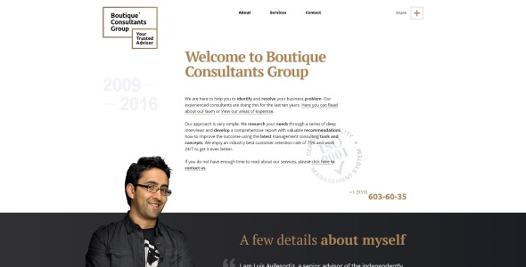 финансовый советник отзывчивая тема wordpress