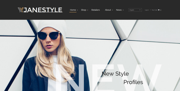 шаблон модного сайта