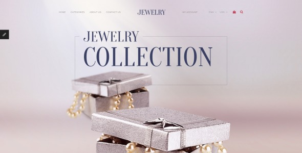 ювелирный отзывчивый шаблон opencart