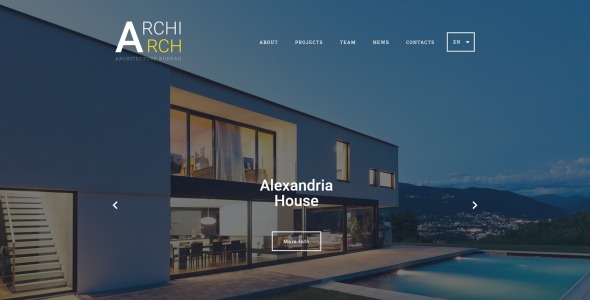 шаблон сайта archiarch