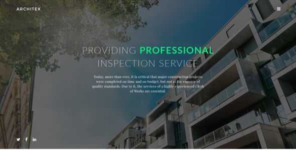 архитектура отзывчивый шаблон сайта