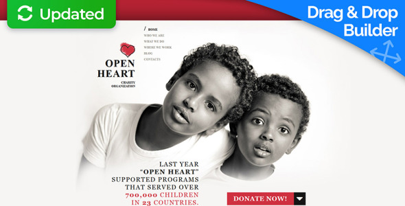 благотворительность moto cms 3 шаблон