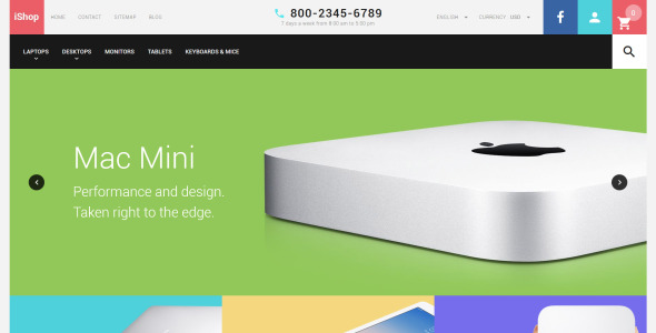 компьютерный магазин отзывчивая тема prestashop