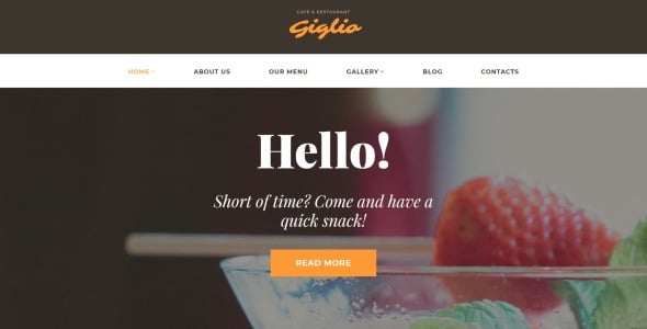 giglio wordpress тема