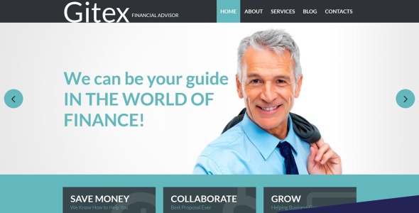 шаблон финансового консультанта moto cms 3