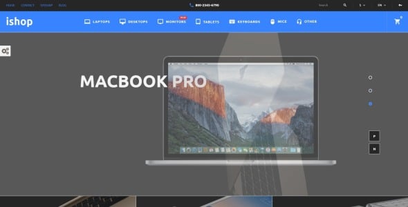 тема компьютерного магазина prestashop