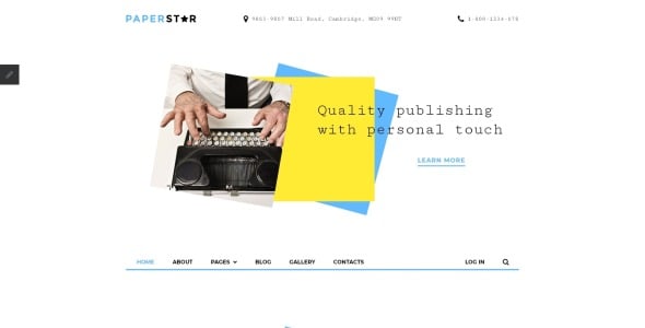 шаблон paper star joomla