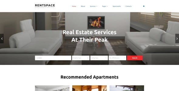 адаптивный шаблон сайта недвижимости