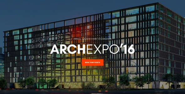 шаблон сайта arch expo