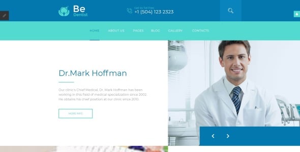 шаблон стоматологической клиники joomla