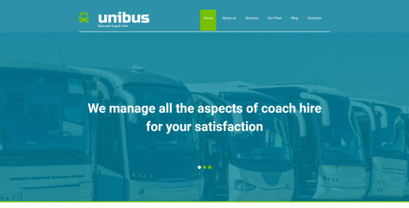 автобусная компания moto cms 3 шаблон