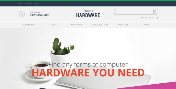 компьютерное оборудование motocms шаблон электронной коммерции