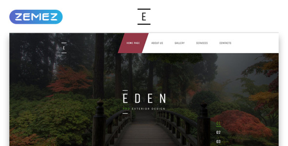 внешний дизайн современный адаптивный html шаблон сайта