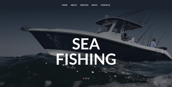 рыбалка moto cms 3 шаблон