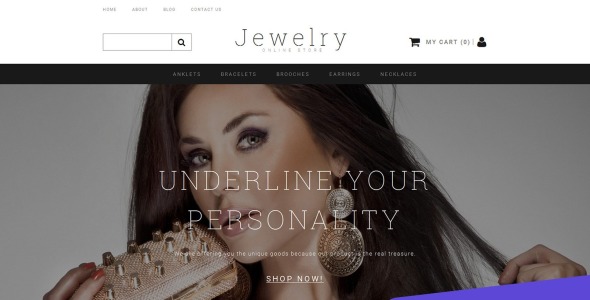 шаблон электронной коммерции ювелирного магазина motocms