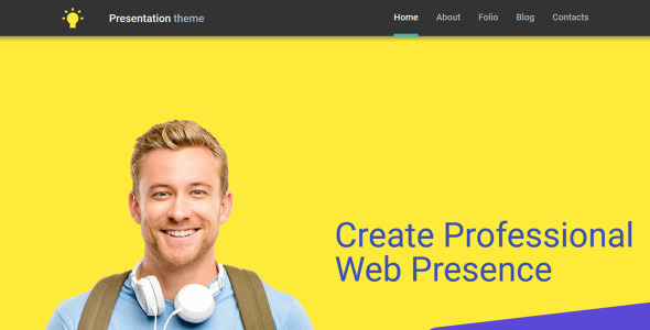 презентация moto cms 3 шаблон