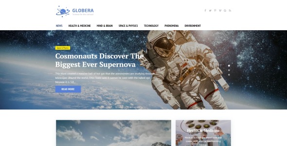 наука новости портал и журнал wordpress тема