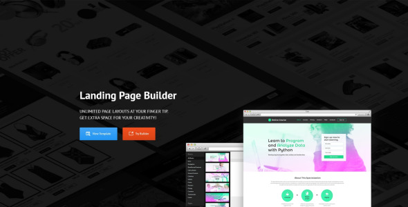 адаптивный шаблон целевой страницы образования