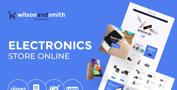 продвинутый магазин электроники онлайн тема woocommerce