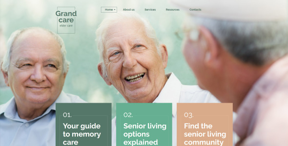 шаблон сайта grand care