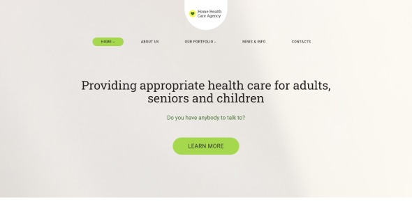 главная здравоохранение wordpress тема