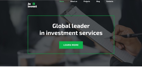 jo invest wordpress тема