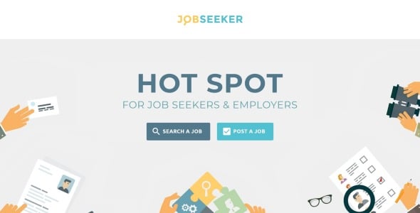 шаблон целевой страницы соискателя работы