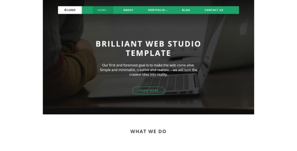 логотип wordpress тема