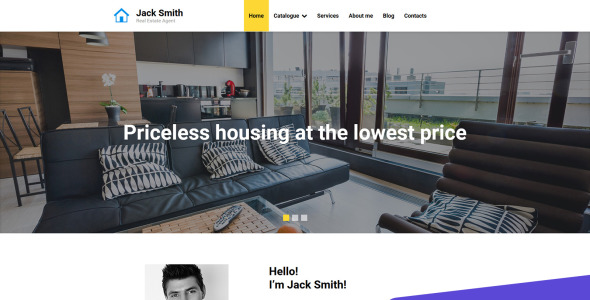 агент по недвижимости moto cms 3 шаблон