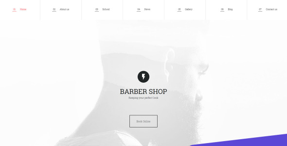 парикмахерская moto cms 3 шаблон
