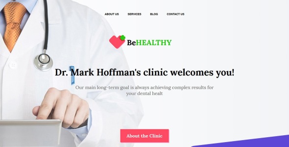 частные клиники moto cms 3 шаблон