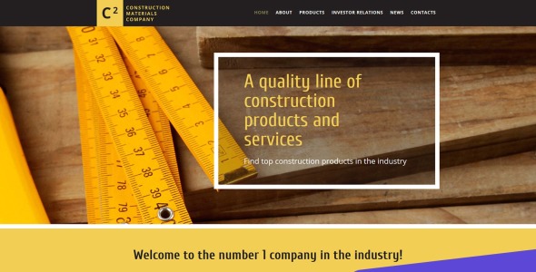 компания строительных материалов moto cms 3 шаблон