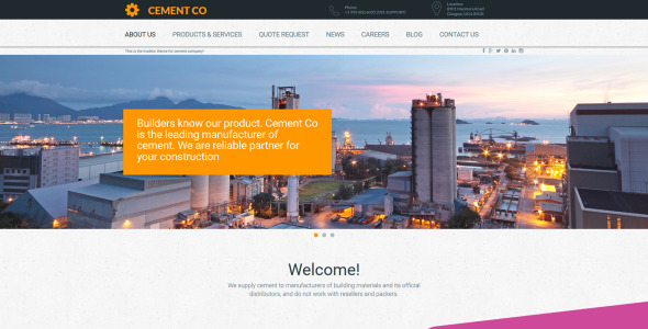 производители цемента moto cms 3 шаблон