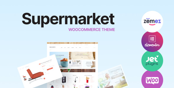 легкая тема homemarket woocommerce