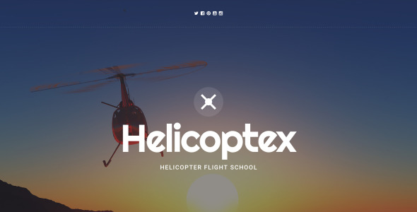 шаблон сайта helicoptex