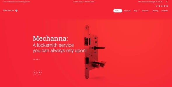 слесарь wordpress тема