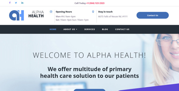 шаблон medical clinic moto cms 3