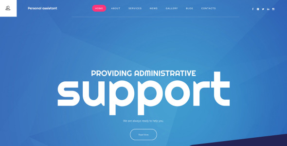 персональный помощник moto cms 3 шаблон