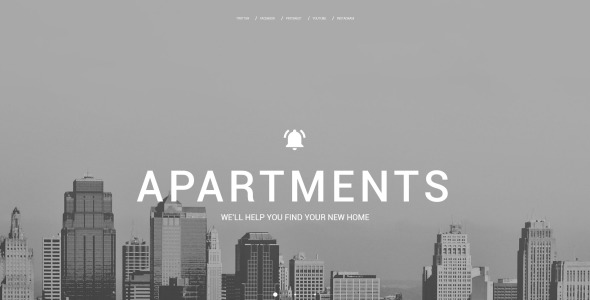 шаблон сайта апартаментов