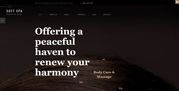 отзывчивый шаблон joomla для салона красоты